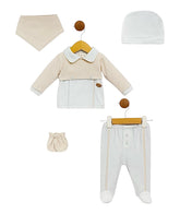 Pack naissance stylish baby boy 5 pcs velours